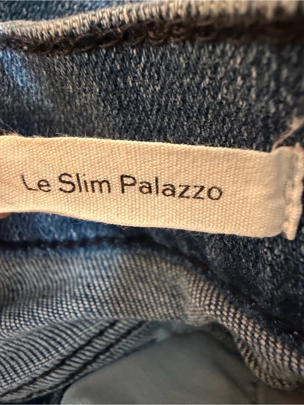 FRAME Le Slim Palazzo Jeans – Crossings Wash, Size 26 - Picture 14 of 15